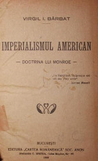IMPERIALISMUL AMERICAN - VIRGIL I . BARBAT foto