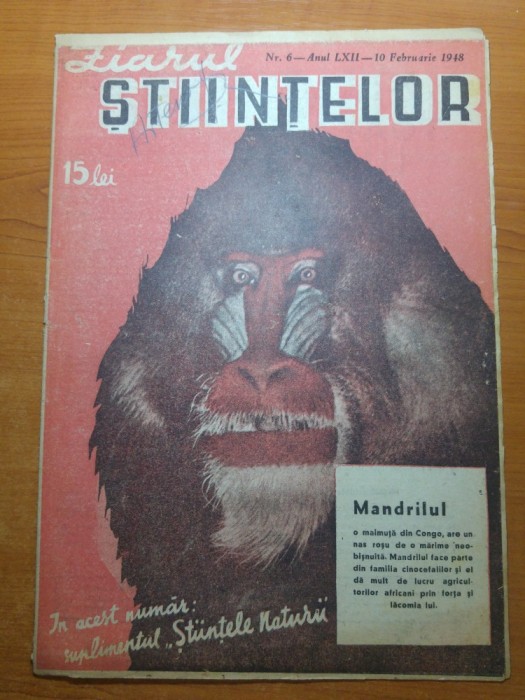 ziarul stiintelor 10 februarie 1948