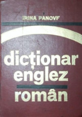 DICTIONAR ENGLEZ-ROMAN - PANOVF IRINA: DICTIONAR ENGLEZ-ROMAN foto