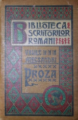 ALECSANDRI VASILE - OPERE COMPLETE (Proza), 1904, Bucuresti foto