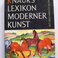 Enciclopedie de arta moderna Knaurs. Limba germana, 336 pagini
