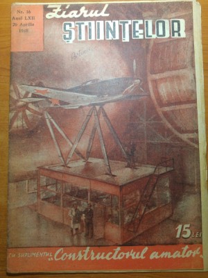ziarul stiintelor 20 aprilie 1948 foto