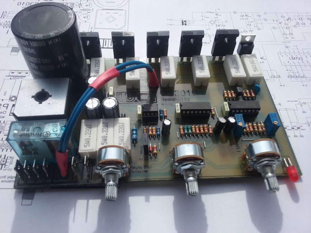 Kit Sursa Reglabila 0-30V / 0-7A (10A) | arhiva Okazii.ro