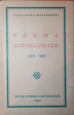 POEMA RONDELURILOR 1916 - 1920 - ALEXANDRU MACEDONSKI foto