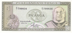 Bancnota Tonga 1 Pa&amp;#039;anga (1992) - P25 UNC foto