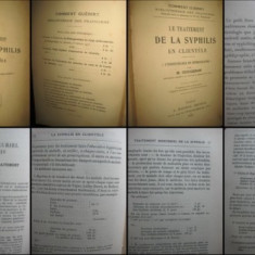 Medicina veche-H.GOUGEROT-Sifilisul si tratamentul sau-Paris 1914.