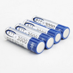 Set acumulatori / baterii reincarcabile AA 3000 mAh (4 buc.) - BTY foto