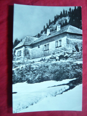 Ilustrata Muntii Rodnei - Cabana Puzdrele ,circulat 1961 foto