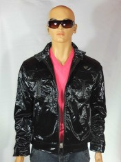 Geaca Emporio Armani unisex , lucioasa, club,moto, jacheta foto