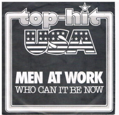 Men At Work - Who Can It Be Now (1982, CBS) Disc vinil single 7&amp;quot; foto