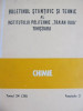 Buletinul stiintific si tehnic al Institutului Traian Vuia Timisoara - Chimie