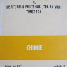 Buletinul stiintific si tehnic al Institutului Traian Vuia Timisoara - Chimie