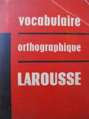 Vocabulaire ortographique foto