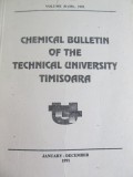 Chemical Bulletin of the Tehnical University Timisoara , vol. 36 (50) , 1991