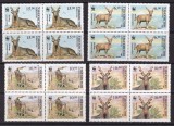 Uzbekistan 1995 fauna capre MI 61-64 bloc de 4 MNH w22