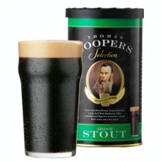 Thomas Coopers Irish Stout - kit bere de casa - 23 de litri de bere stout foto