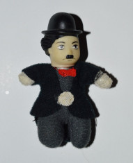 Figurina vintage Charlie Chaplin 1980 colectie cinefili Bubbles Inc. hornar foto