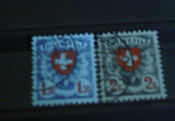 ELVETIA 1938 - UZUALE, TIMBRE STAMPILATE, PT7, Stampilat