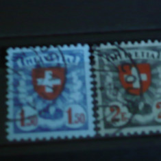 ELVETIA 1938 - UZUALE, TIMBRE STAMPILATE, PT7