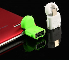 Mini Android Adaptor Micro USB la USB 2.0 Convertor foto