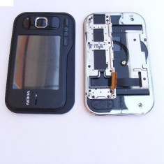 Carcasa Nokia 6760s (Banda+Fata+LCD) Negru Original