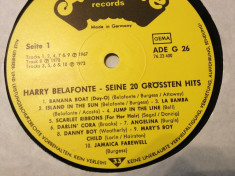 HARRY BELAFONTE - 20 GREATEST HITS (1974 / ARCADE REC/ RFG ) - VINIL/VINYL/POP foto