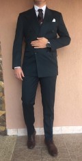 Costum vintage barbati SCOTT DANIEL original, slim fit, marimea M! OFERTA! foto
