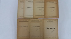 LOT 9 PROGRAME FILARMONICA DE STAT GEORGE ENESCU / STAGIUNILE 1959-1963 foto