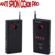 Detector Anti Spy Laser CC308PRO Anti Spion pentru Microfoane GSM Camere ascunse foto