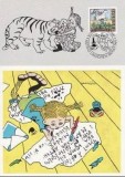 3660 - Suedia 1987 - carte maxima