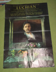 doua afise mari film Stefan Luchian (1981) Romaniafilm 97x68 cm foto