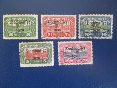 TIMBRE STRAINE AUSTRIA 1920