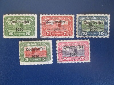 TIMBRE STRAINE AUSTRIA 1920 foto