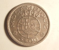 MOZAMBIC 5 ESCUDOS 1971 foto