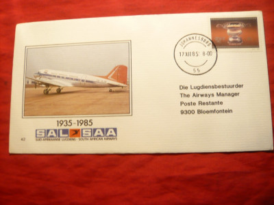2 Plicuri Speciale - 50 Ani -Liniile Aeriene Sudafricane foto