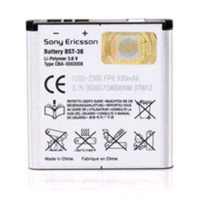 Acumulator Sony Ericsson BST-38 (930mA) Original Swap foto