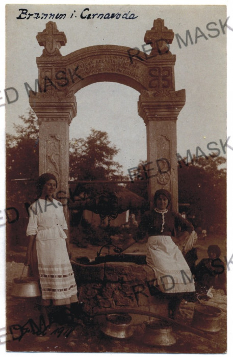 42 - CERNAVODA, Dobrogea, Ethnic - old postcard, real PHOTO - unused - 1918