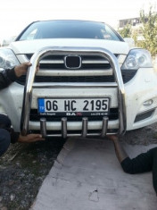 Bullbar inox compatibil HONDA CRV 2007-&amp;gt; foto