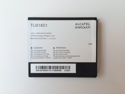 Acumulator Alcatel Tli018D1 (OT-5038X) Orig Swap foto