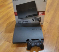 PlayStation 3 Slim(320 GB)+2 Jocuri(God of War 3 ,Uncharted 2) foto