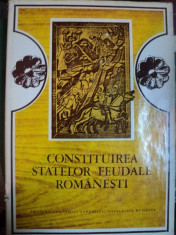 CONSTITUIREA STATELOR FEUDALE ROMANESTI 1980 foto