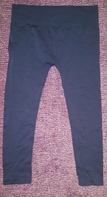 SH: Colanti bleumarin de dama Bershka, marimea S 26, lungime 60 cm, ca noi foto