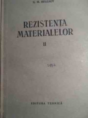 Rezistenta Materialelor Vol. 2 - N.m. Beleaev ,529215 foto