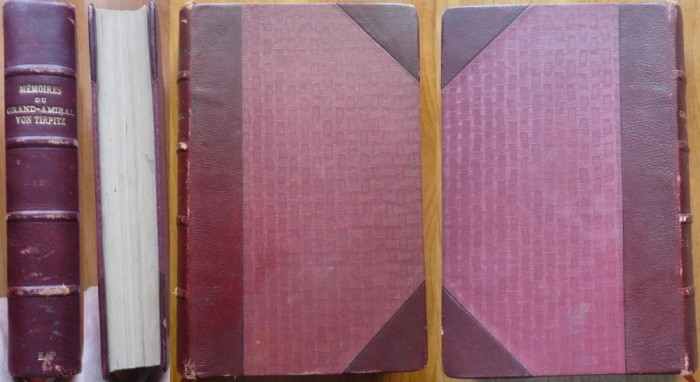 Memoriile marelui Amiral von Tirpitz, Editura Payot, Paris, 1930