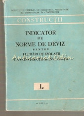 Indicator De Norme De Deviz Iz - INCERC foto