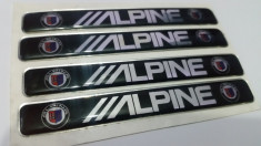 2 X Sticker/Logo/marca auto/emblema //Alpine BMW siliconata 3D foto