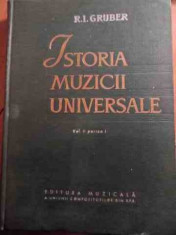 Istoria Muzicii Universale - R.i.gruber ,529146 foto