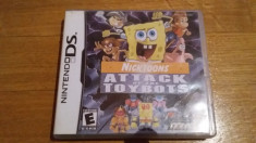 JOC NINTENDO DS NICKTOONS ATTACK OF THE TOYBOTS ORIGINAL / by WADDER foto