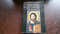 PSALTIREA LUI DAVID IN SONETE - AUREL M.BURICEA foto
