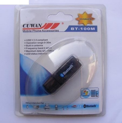 Bluetooth USB pentru transfer date Cuwan Blister foto